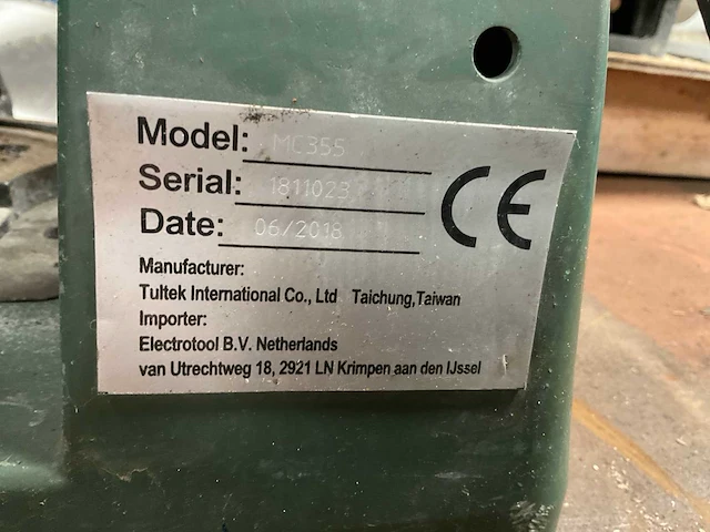 06-2018 wisent mc355 overige gereedschappen - afbeelding 6 van  7