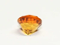 0,64ct. ronde goudkleurige citrien-edelsteen - afbeelding 5 van  7