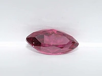 0,75 ct. marquise vorm frambeis - rodoliet-edelsteen - afbeelding 4 van  12