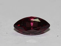 0,75 ct. marquise vorm frambeis - rodoliet-edelsteen - afbeelding 8 van  12