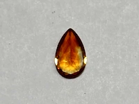 0,75 ct. peervormige gouden -citrien-edelsteen - afbeelding 3 van  10
