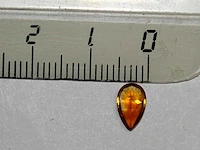 0,75 ct. peervormige gouden -citrien-edelsteen - afbeelding 5 van  10