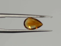 0,75 ct. peervormige gouden -citrien-edelsteen - afbeelding 7 van  10