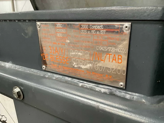 09-23 de blesse 2000 compact diesel opslagtank - afbeelding 5 van  9