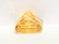 0,90 ct. vierkante vorm saffraan coulor citrien-edelsteen - afbeelding 6 van  6
