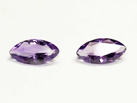 0,96 ct. marquise-vorm violette kleur amethist-edelsteen - afbeelding 3 van  5