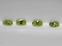 0,97ct. ovaal appelgroene peridoot-edelsteen - afbeelding 6 van  6