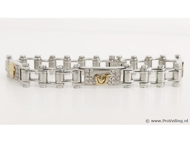 0.98ct men's bracelet - afbeelding 1 van  6