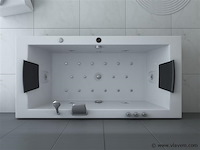 1 à 2 persoons whirlpool massagebad - half vrijstaand 183x90cm - afbeelding 3 van  16