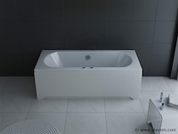 1 à 2 persoons whirlpool massagebad wit - linkse opstelling 170x75cm - afbeelding 1 van  3