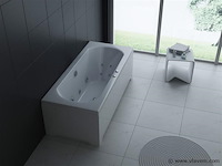 1 à 2 persoons whirlpool massagebad wit - linkse opstelling 170x75cm - afbeelding 2 van  3