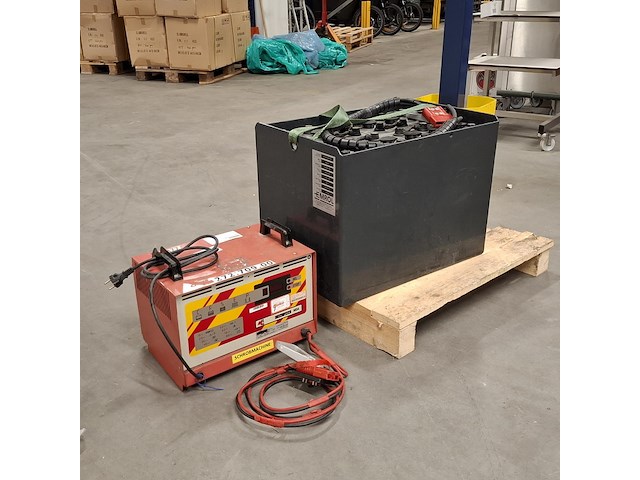 1 accu pakket voor heftruck pompkar overige machines , e drive, grijs / chroom, 2008 - afbeelding 1 van  11