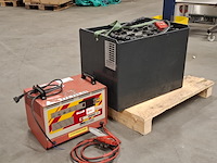 1 accu pakket voor heftruck pompkar overige machines , e drive, grijs / chroom, 2008 - afbeelding 1 van  11