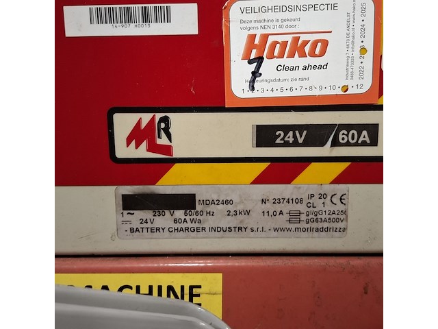 1 accu pakket voor heftruck pompkar overige machines , e drive, grijs / chroom, 2008 - afbeelding 10 van  11