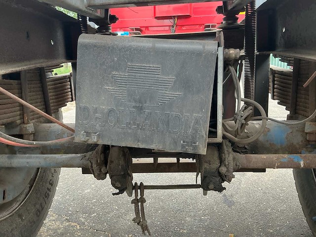 1-assige converter dolly met hydraulisch hefbare koppelschotel en dubbellucht - afbeelding 3 van  9