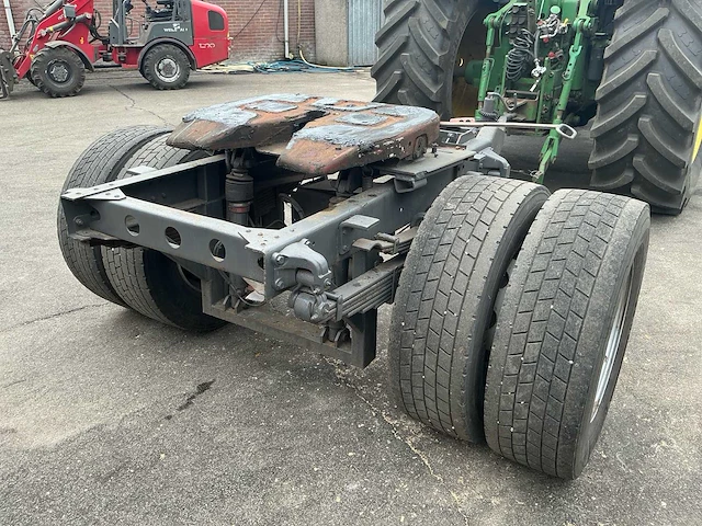 1-assige converter dolly met hydraulisch hefbare koppelschotel en dubbellucht - afbeelding 6 van  11