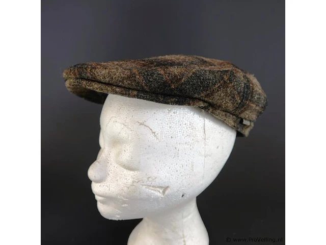 1 baret en 2 tweed/wollen balke petten - afbeelding 2 van  4