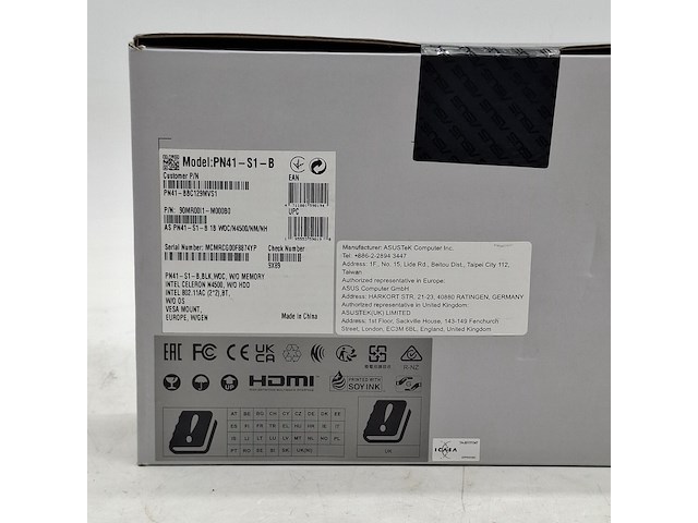 1 computer asus, mini pc pn41-s1-b - afbeelding 4 van  5