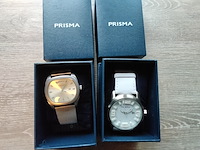 1 dames en 1 heren horloge prisma - afbeelding 1 van  4