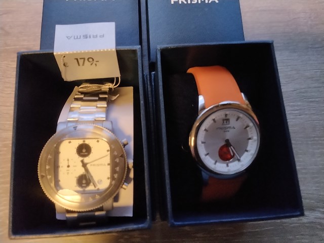 1 dames en 1 heren horloge prisma - afbeelding 1 van  4