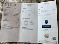 1= diamant, 2.009 karaat (gecertificeerd) , fancy vivid blue (lg584377897) - afbeelding 2 van  9