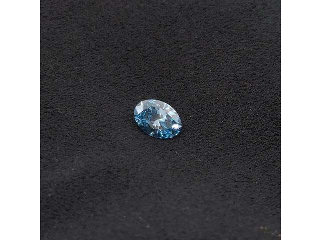 1= diamant, 2.009 karaat (gecertificeerd) , fancy vivid blue (lg584377897) - afbeelding 4 van  9