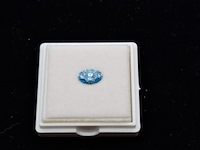 1= diamant, 2.009 karaat (gecertificeerd) , fancy vivid blue (lg584377897) - afbeelding 6 van  9