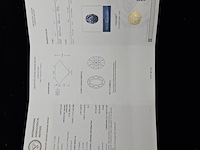 1= diamant, 2.009 karaat (gecertificeerd) , fancy vivid blue (lg584377897) - afbeelding 7 van  9