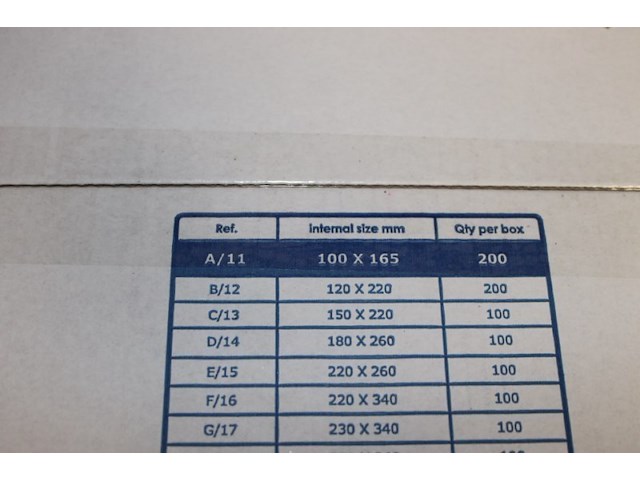 1 doos verzendenveloppen doos a 200 stuks 1000x165 in ds 30 - afbeelding 7 van  7