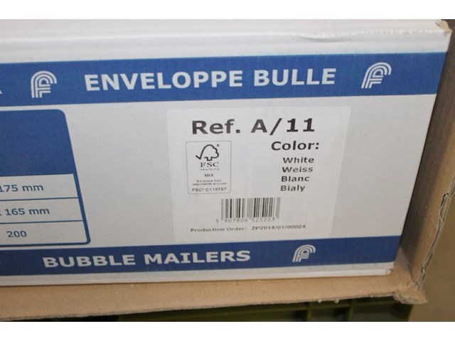 1 doos verzendenveloppen doos a 200 stuks 1000x165 in ds 31 - afbeelding 3 van  7