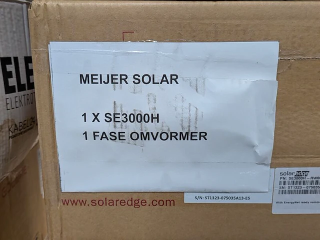 1-fase omvormer met hd-wave technologie, solaredge, se3000h - afbeelding 3 van  4
