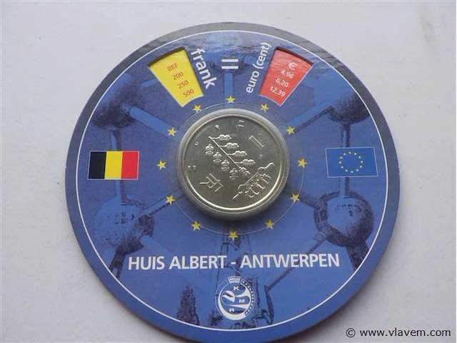1 frank antwerpen kmr - overgang frank naar euro - afbeelding 2 van  3