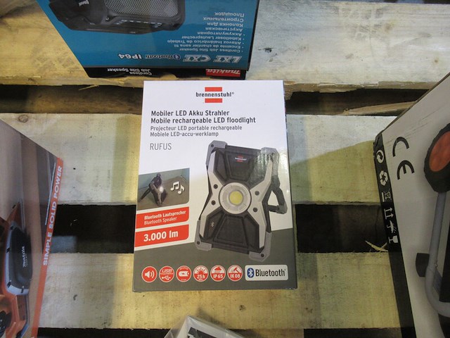 1 led/accu werklamp brennenstuhl, rufus - afbeelding 3 van  4