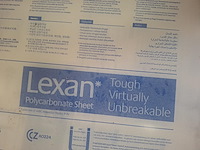 1 lot lexaan plaaten .plexi transparant. - afbeelding 3 van  4
