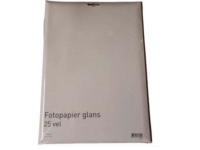 1 pak fotopapier - glans - 25 vel per pak -900 gr - a4 loc h35 - afbeelding 4 van  5
