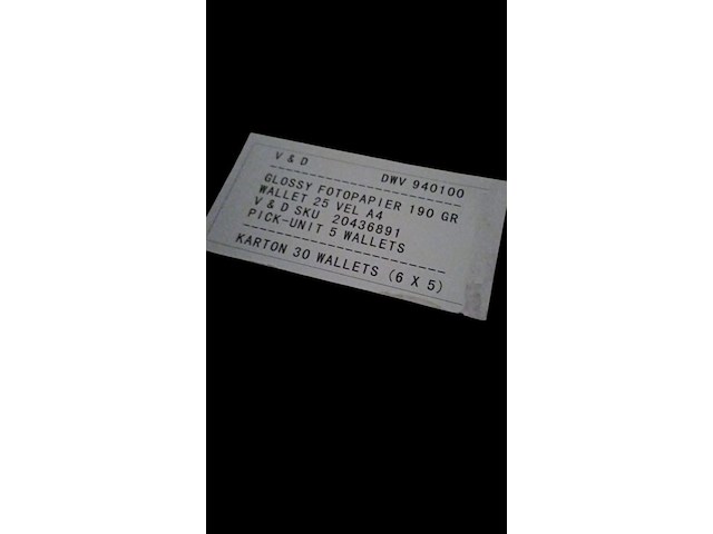 1 pak fotopapier - glans - 25 vel per pak -900 gr - a4 loc h35 - afbeelding 5 van  5