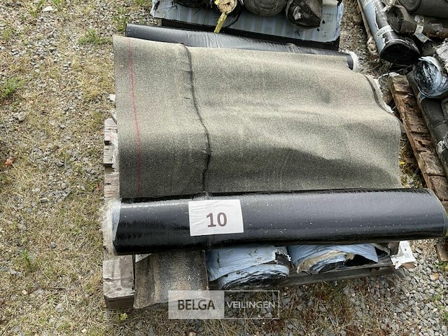 1 pallet diverse rollen bitumineuze dakbedekking - afbeelding 1 van  2