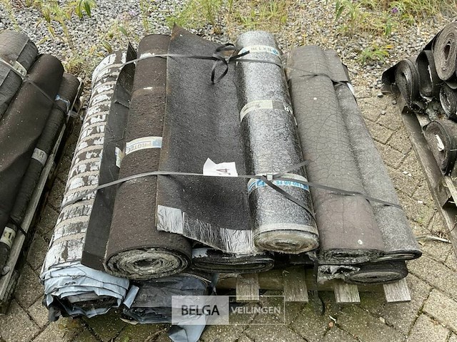 1 pallet diverse rollen bitumineuze dakbedekking - afbeelding 2 van  2