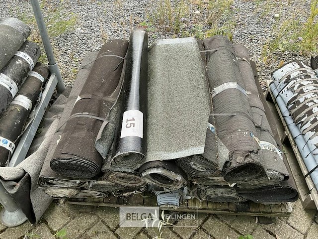 1 pallet diverse rollen bitumineuze dakbedekking - afbeelding 2 van  2