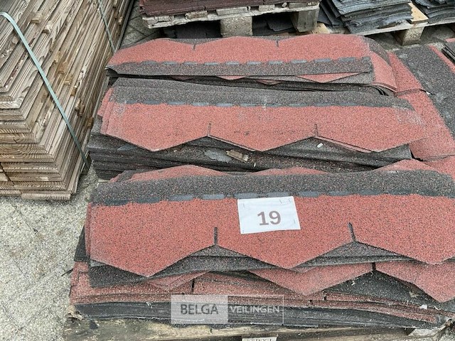 1 pallet diverse rollen bitumineuze dakbedekking - afbeelding 1 van  2