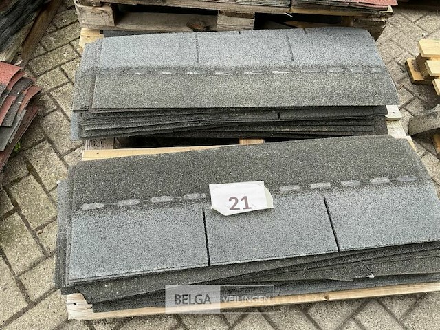 1 pallet diverse rollen bitumineuze dakbedekking - afbeelding 1 van  2