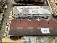 1 pallet diverse rollen bitumineuze dakbedekking