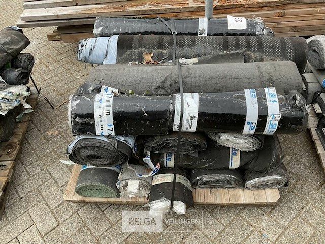 1 pallet diverse rollen bitumineuze dakbedekking - afbeelding 2 van  2