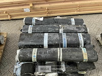 1 pallet diverse rollen bitumineuze dakbedekking - afbeelding 1 van  2