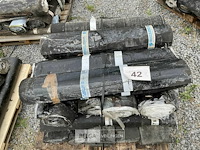 1 pallet diverse rollen bitumineuze dakbedekking - afbeelding 1 van  2