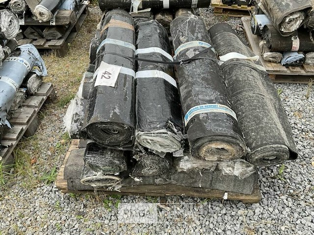 1 pallet diverse rollen bitumineuze dakbedekking - afbeelding 2 van  2