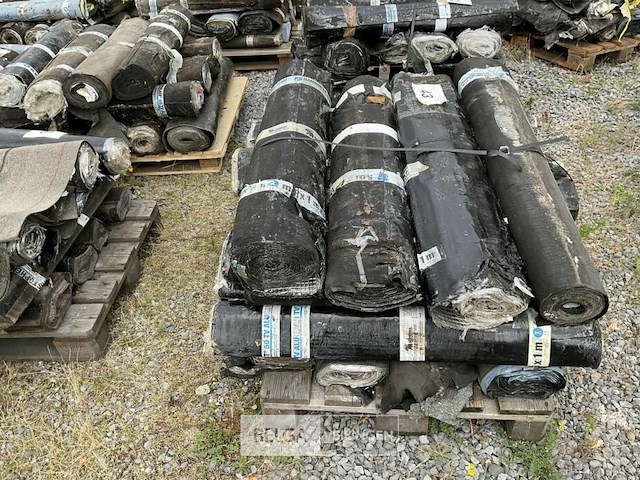 1 pallet diverse rollen bitumineuze dakbedekking - afbeelding 2 van  2