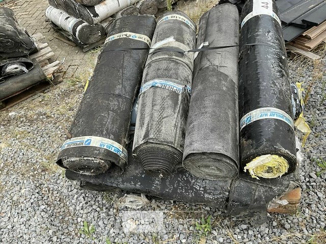 1 pallet diverse rollen bitumineuze dakbedekking - afbeelding 2 van  2