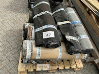 1 pallet diverse rollen bitumineuze dakbedekking - afbeelding 1 van  2