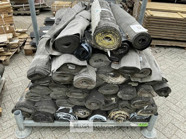1 pallet diverse rollen bitumineuze dakbedekking - afbeelding 2 van  2